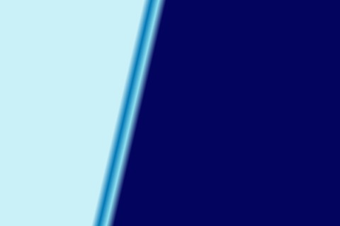 A thin blue line between pale blue and navy